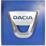 DACIA POINT OF SALE SHOWROOM LIGHT BOX SIGN FRONT