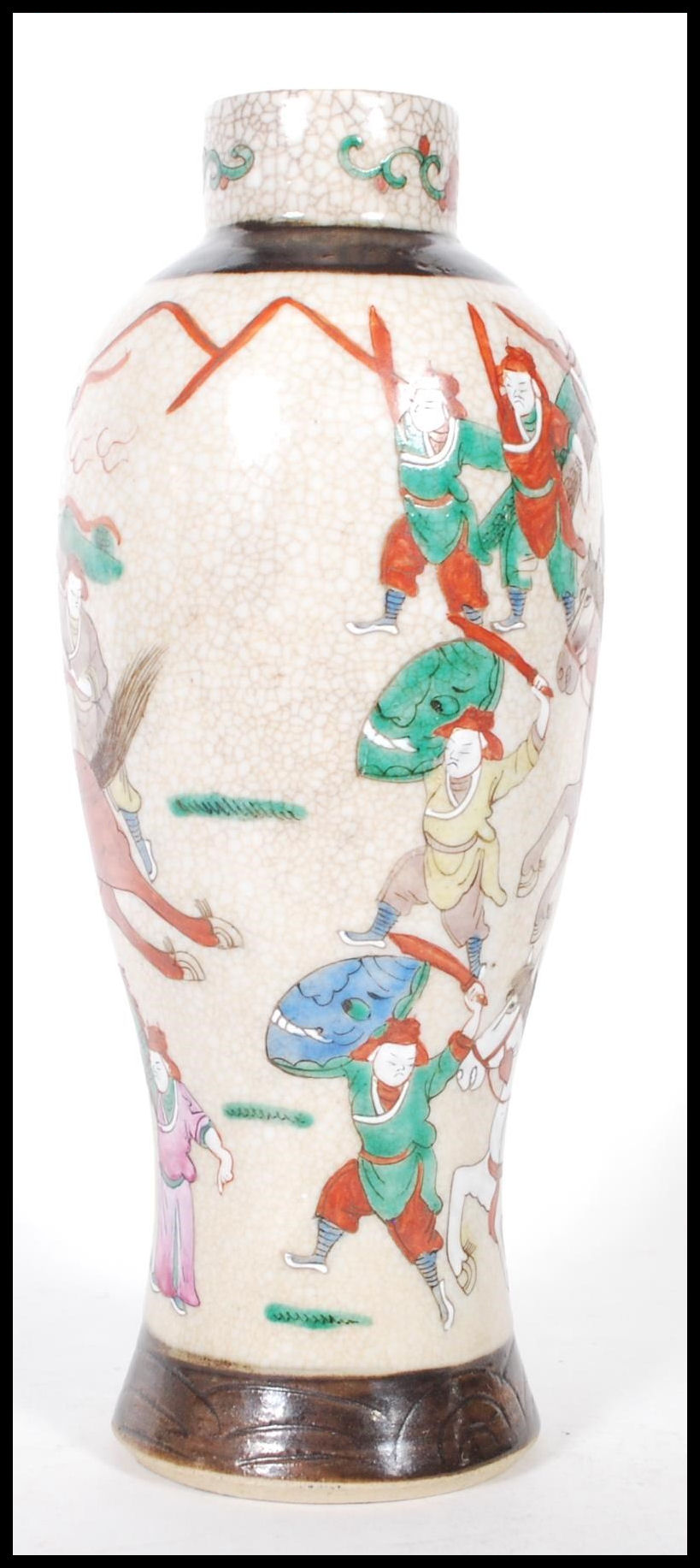 A 20th Century Chinese vase of tapering waisted fo - Image 2 of 6