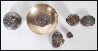 A group of silver items dating from the early 20th