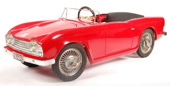 RARE FRENCH MADE DEVILLAINE 1960'S TR4 CHILD'S PEDAL CAR