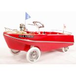 RARE VINTAGE 1960'S TRIANG ' SEA SPRAY ' PEDAL CAR BOAT