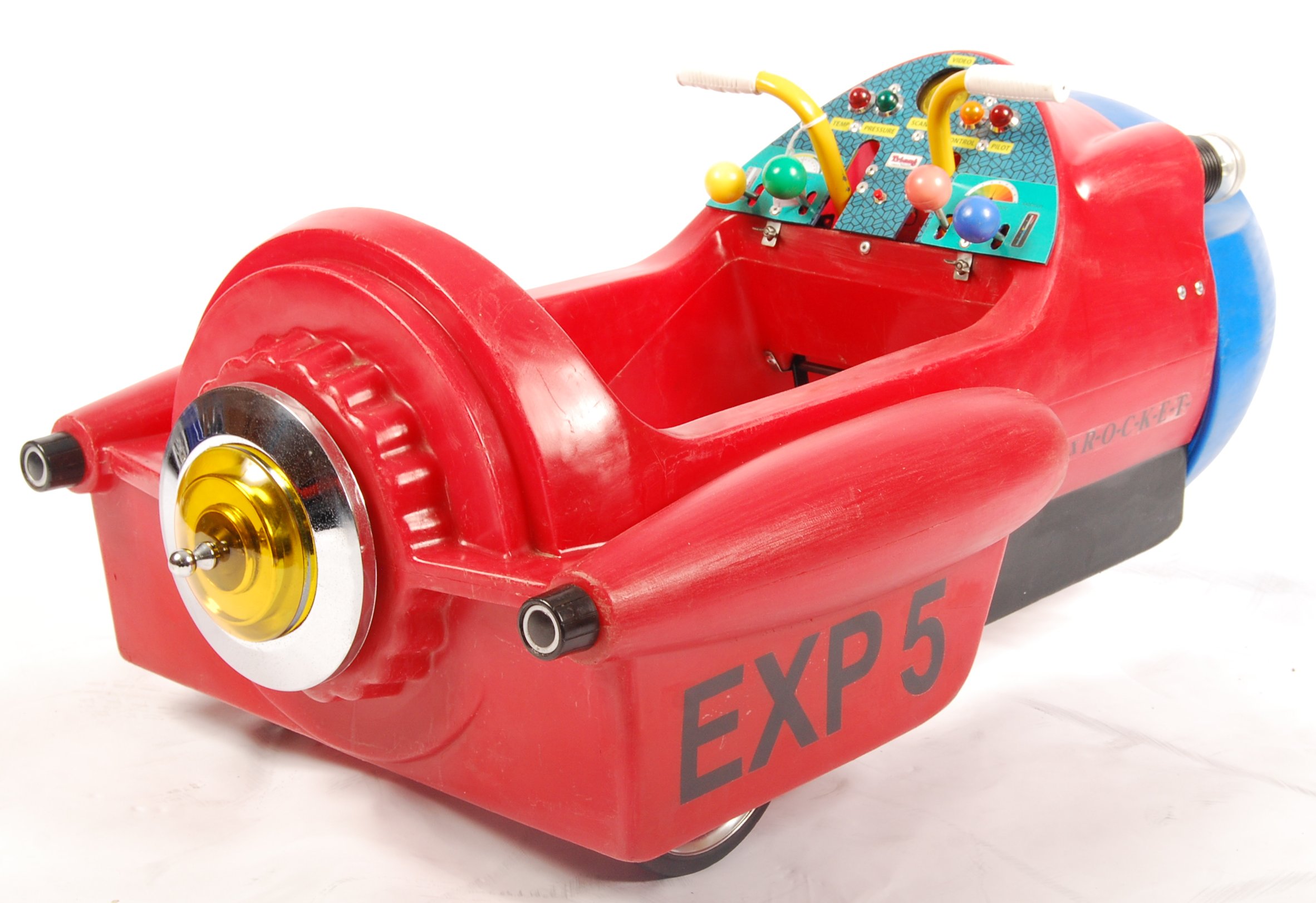 RARE VINTAGE 1960'S TRIANG ' MOON ROCKET ' FAIRGROUND PEDAL CAR - Image 6 of 7