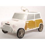 RARE 1960'S LEEWAY MINI COOPER S CHILD'S PEDAL CAR IN RED