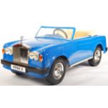 RARE VINTAGE SHARNA TRI-ANG ROLLS ROYCE CORNICHE PEDAL CAR