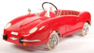 RARE VINTAGE 1960'S FRENCH MADE E-TYPE JAGUAR PEDAL CAR