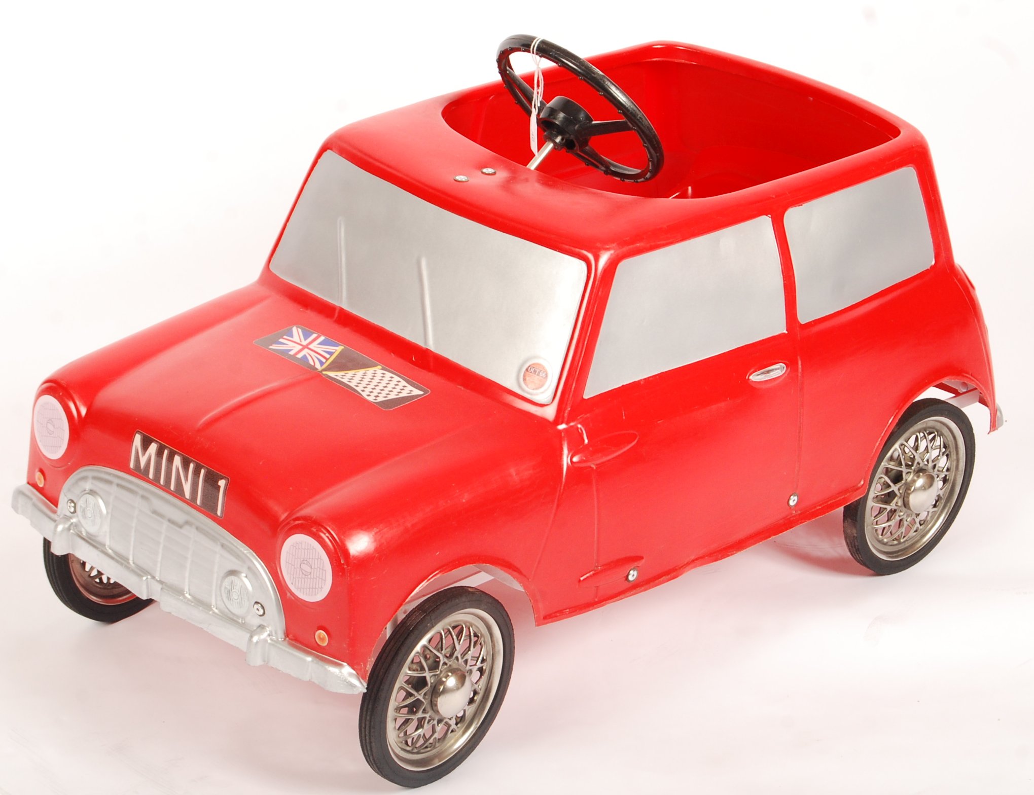 RARE 1960'S LEEWAY MINI CHILD'S PEDAL CAR IN RED - Image 2 of 6