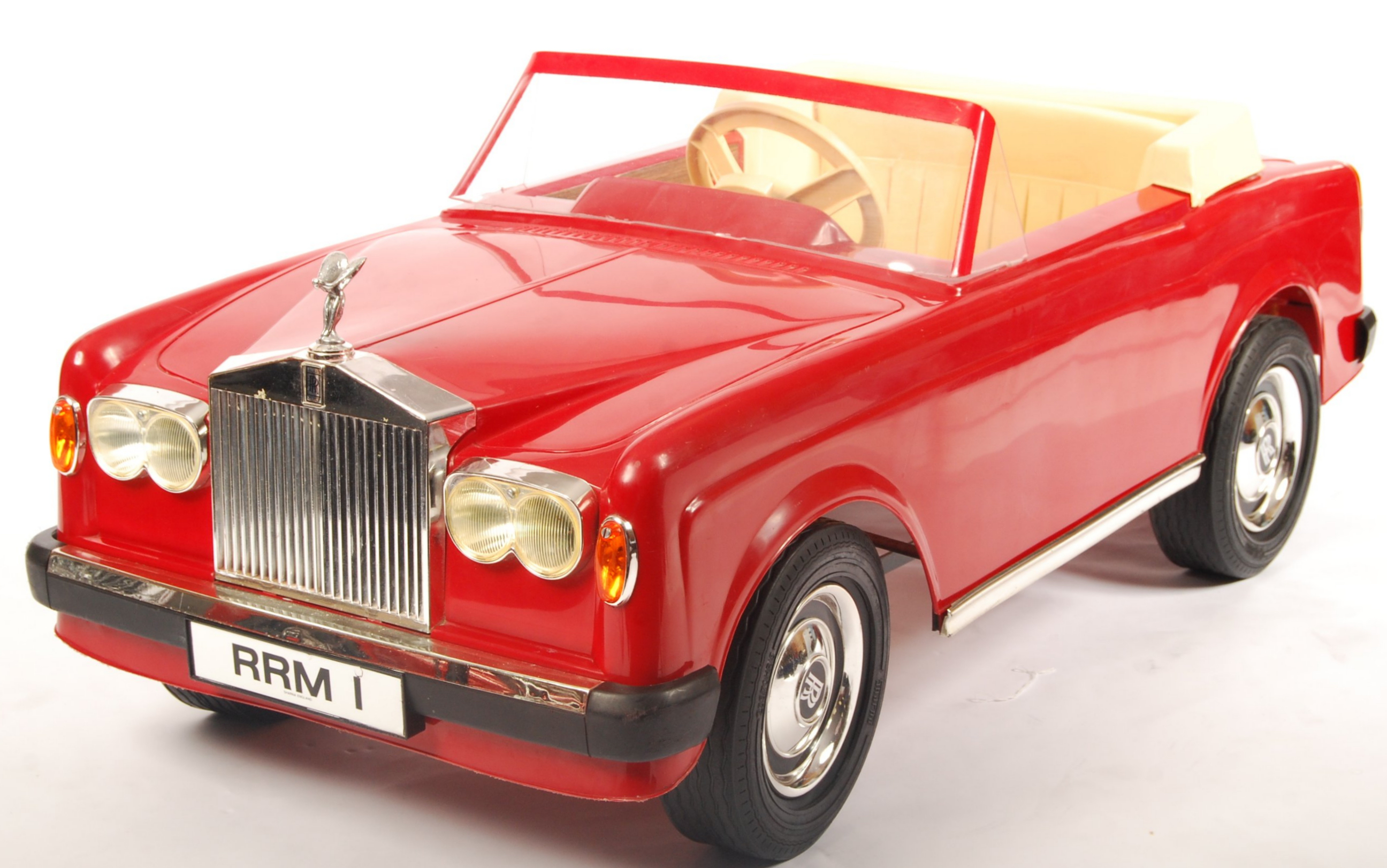 Mini Pedal Car "Too Small For Child To Ride" Rolls Royce Metal Body Race Model 
