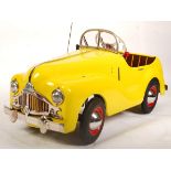 EXTREMELY RARE PROTOTYPE TRI-ANG CENTURION PEDAL CAR WITH EXTRAS