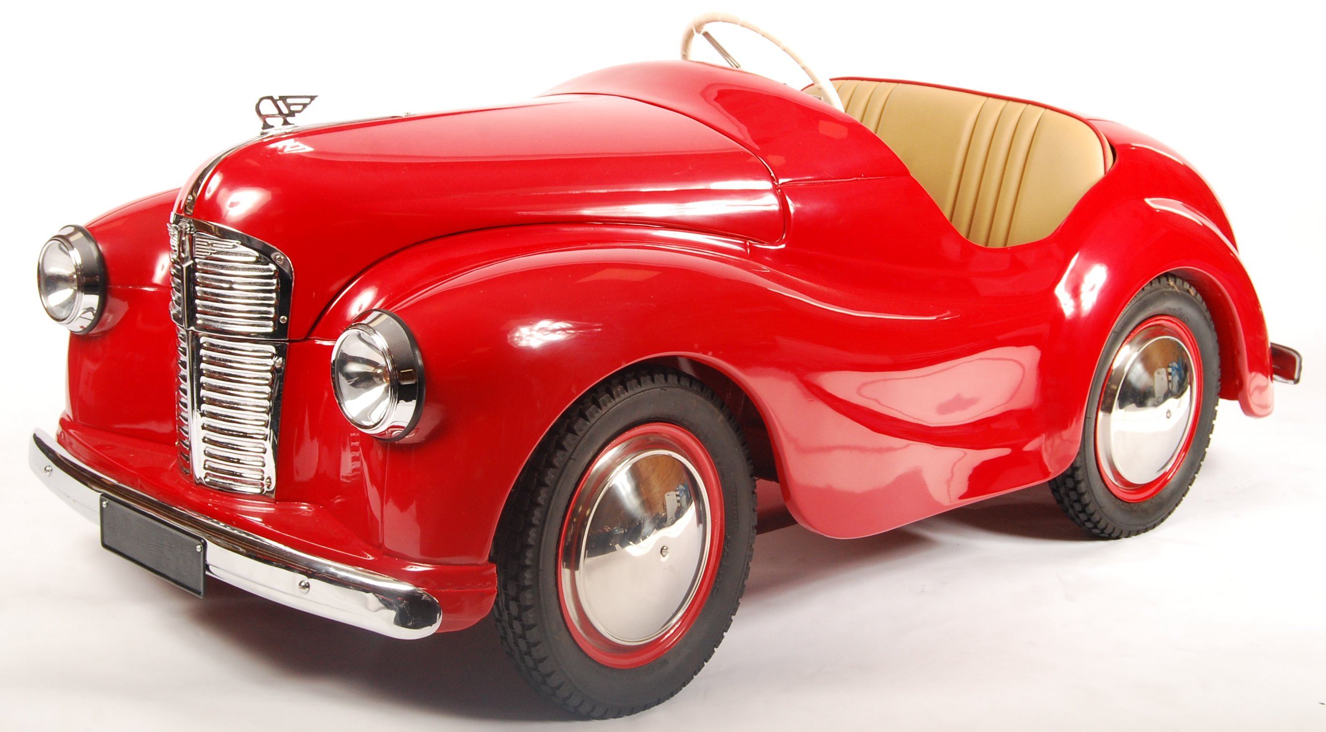 CHARMING RARE 1940'S AUSTIN J40 PEDAL CAR IN RED