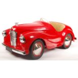 CHARMING RARE 1940'S AUSTIN J40 PEDAL CAR IN RED