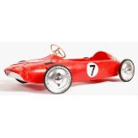 VINTAGE 1960'S TRIANG SPRITE FERRARI CHILD'S PEDAL RACING CAR