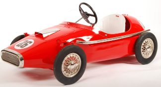 RARE VINTAGE 1960'S TRIANG VANWALL PEDAL RACING CAR IN RED