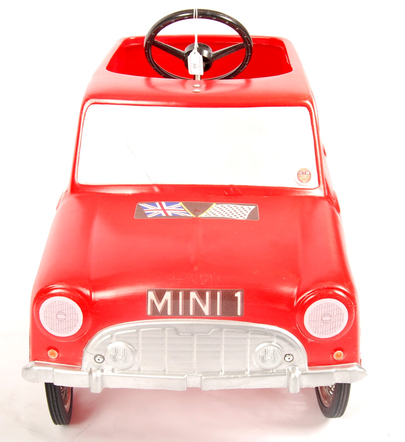 RARE 1960'S LEEWAY MINI CHILD'S PEDAL CAR IN RED - Image 3 of 6