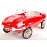 RARE VINTAGE 1960'S TRI-ANG E-TYPE JAGUAR PEDAL CAR