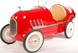 RARE VINTAGE 1960'S TRIANG RACER CHILD'S PEDAL CAR IN RED