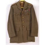 RARE WWI FIRST WORLD WAR DRESS JACKET NAMED TO LT G. SALE