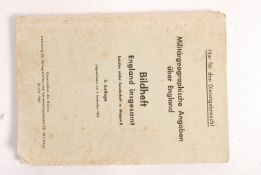 RARE WWII GERMAN RECONNAISSANCE ' BILDHEFT ' BOOK