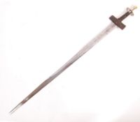 NORTH AFRICAN SUDANESE TAUREG / TAKOUBA DOUBLE EDGED SWORD