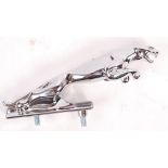 ORIGINAL LEAPING JAGUAR CHROMED CAR MASCOT HOOD OR