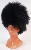 VINTAGE 20TH CENTURY BEARSKIN GUARDS UNIFORM BUSBY