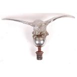 EARLY 20TH CENTURY DESMO CAR MASCOT SCULPTED HOOD ORNAMENT