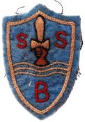 RARE WWII SBS SPECIAL BOAT SERVICE UNIFORM BERET CLOTH PATCH