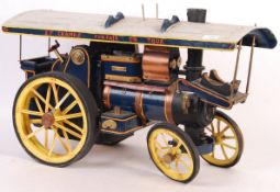 LARGE SCALE WOODEN AND METAL MODEL TRACTION ENGINE 'STEPH'