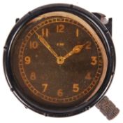 ORIGINAL WWII RAF AIR MINISTRY ISSUED COCKPIT SMITHS CLOCK