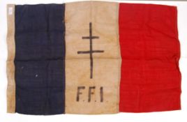 WWII SECOND WORLD WAR FRENCH RESISTANCE FLAG