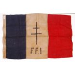 WWII SECOND WORLD WAR FRENCH RESISTANCE FLAG