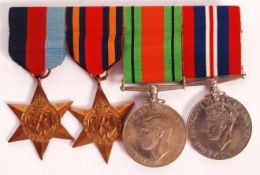 WWII SECOND WORLD WAR MEDAL GROUP