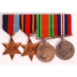 WWII SECOND WORLD WAR MEDAL GROUP