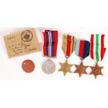 WWII SECOND WORLD WAR RAMC BRISTOL MEDAL GROUP