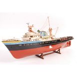 ZWARTE ZEE SCALE SCRATCH BUILT WOODEN MODEL TUGBOAT