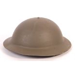 ORIGINAL WWII STEEL BRODIE HELMET WITH ORIGINAL LINER