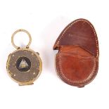 WWI FIRST WORLD WAR BRITISH MILITARY COMPASS AND CASE