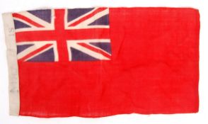 ORIGINAL WWII SECOND WORLD WAR 1942 RED ENSIGN FLAG