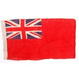 ORIGINAL WWII SECOND WORLD WAR 1942 RED ENSIGN FLAG