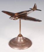 WWII SECOND WORLD WAR APPRENTICE PIECE CHROME AEROPLANE