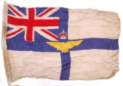 WWI FIRST WORLD WAR ROYAL FLYING CORP LINEN FLAG