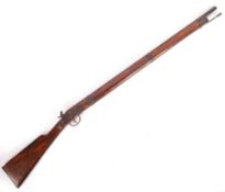 19TH CENTURY PERCUSSION CAP BARRELLED RIFLE