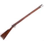 19TH CENTURY PERCUSSION CAP BARRELLED RIFLE