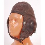 RARE WWII BATTLE OF BRITAIN B TYPE RAF ISSUE FLYING HELMET