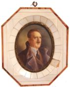 WWII SECOND WORLD WAR GERMAN ADOLF HITLER PAINTED MINIATURE