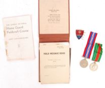 WWII RARE SPECIAL OPERATIONS HOME GUARD MEDAL GROUP & EFFECTS