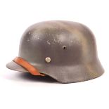 WWII GERMAN THIRD REICH REPLICA STAHLHELM M35 HELMET