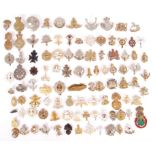 LARGE COLLECTION OF BRITISH ARMY MILITARY CAP BADGES