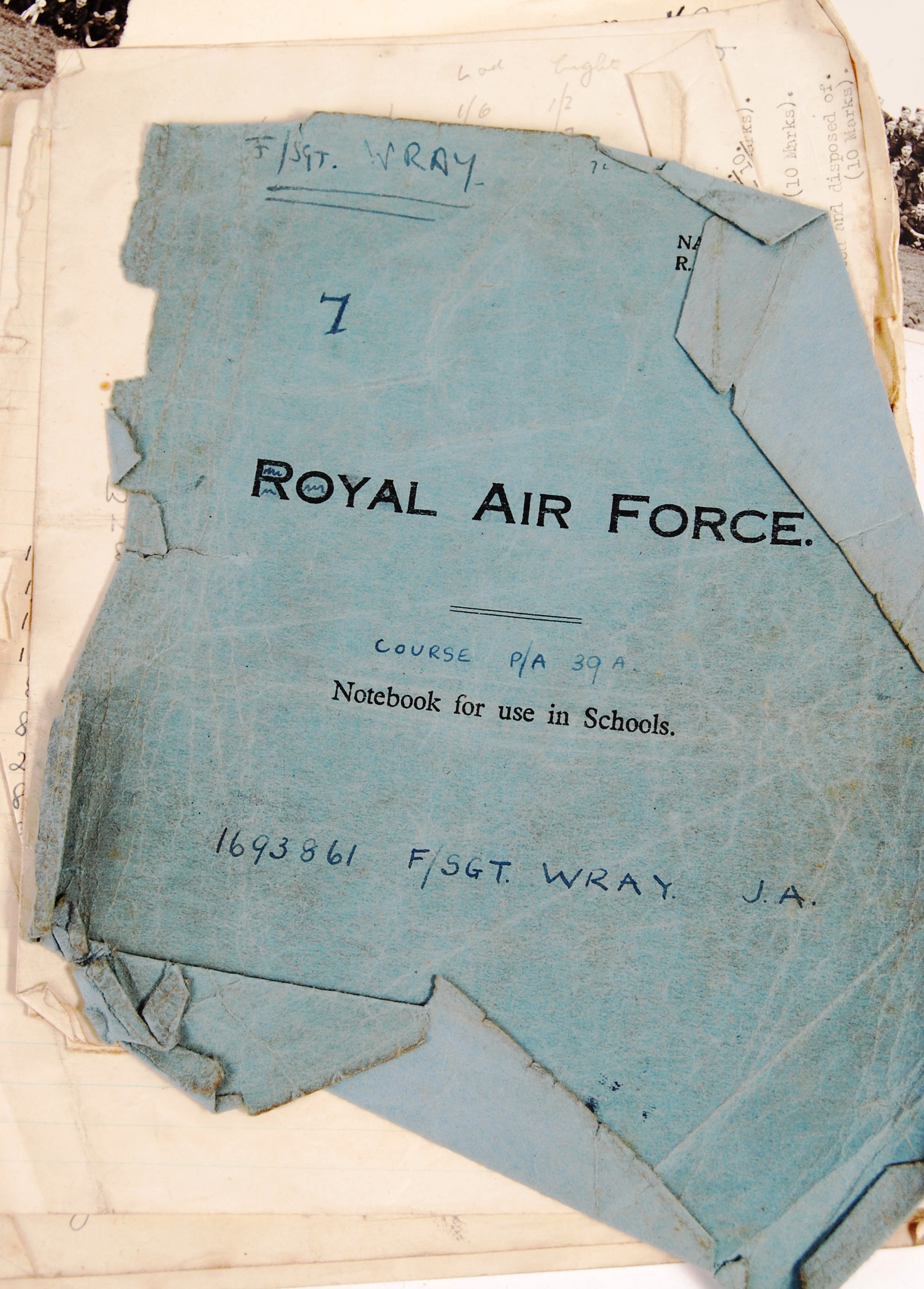 RARE UNIQUE ARCHIVE OF WWII RAF BOMBER COMMAND ITEMS - Image 21 of 32