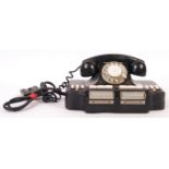 ORIGINAL RARE GERMAN RING DIAL TELEPHONE WITH EXTE