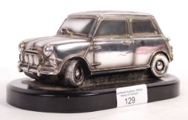 ORIGINAL LEONARDO MADE SILVER DREAMS MINI COOPER MODEL